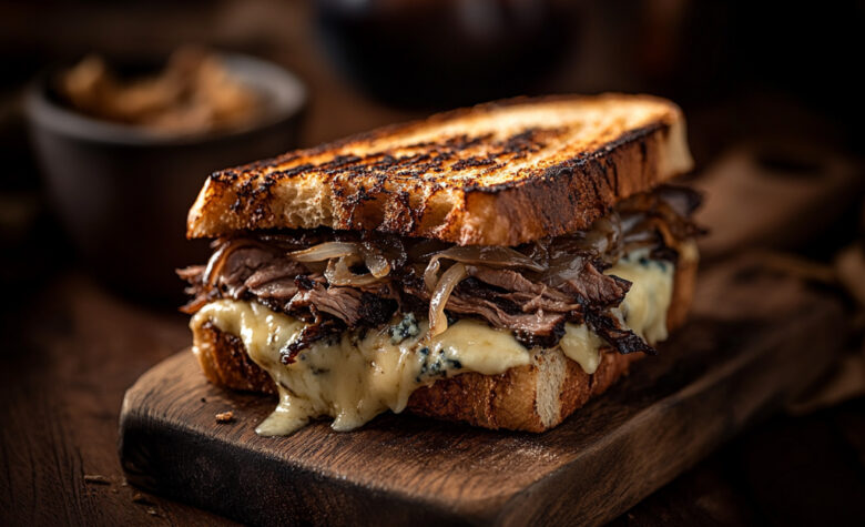 Beef Brisket & Blue Cheese Toastie